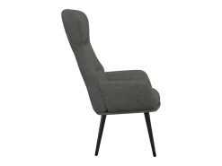 Poltrona | Cadeira Relax tecido cinzento-escuro SHL788028