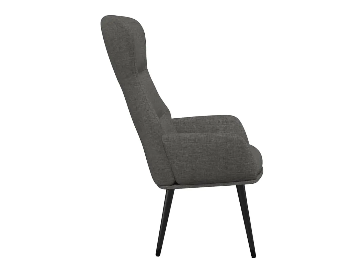 Poltrona | Cadeira Relax tecido cinzento-escuro SHL788028