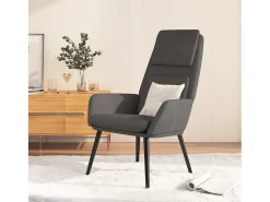 Poltrona | Cadeira Relax tecido cinzento-escuro SHL955712