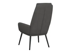 Poltrona | Cadeira Relax tecido cinzento-escuro SHL955712