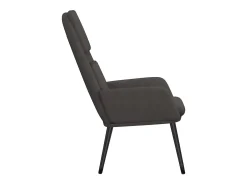 Poltrona | Cadeira Relax tecido cinzento-escuro SHL955712
