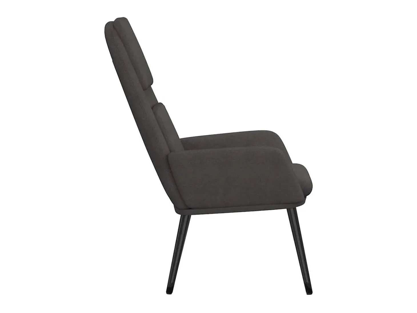 Poltrona | Cadeira Relax tecido cinzento-escuro SHL955712