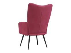 Poltrona | Cadeira Relax veludo vermelho tinto SHL45355