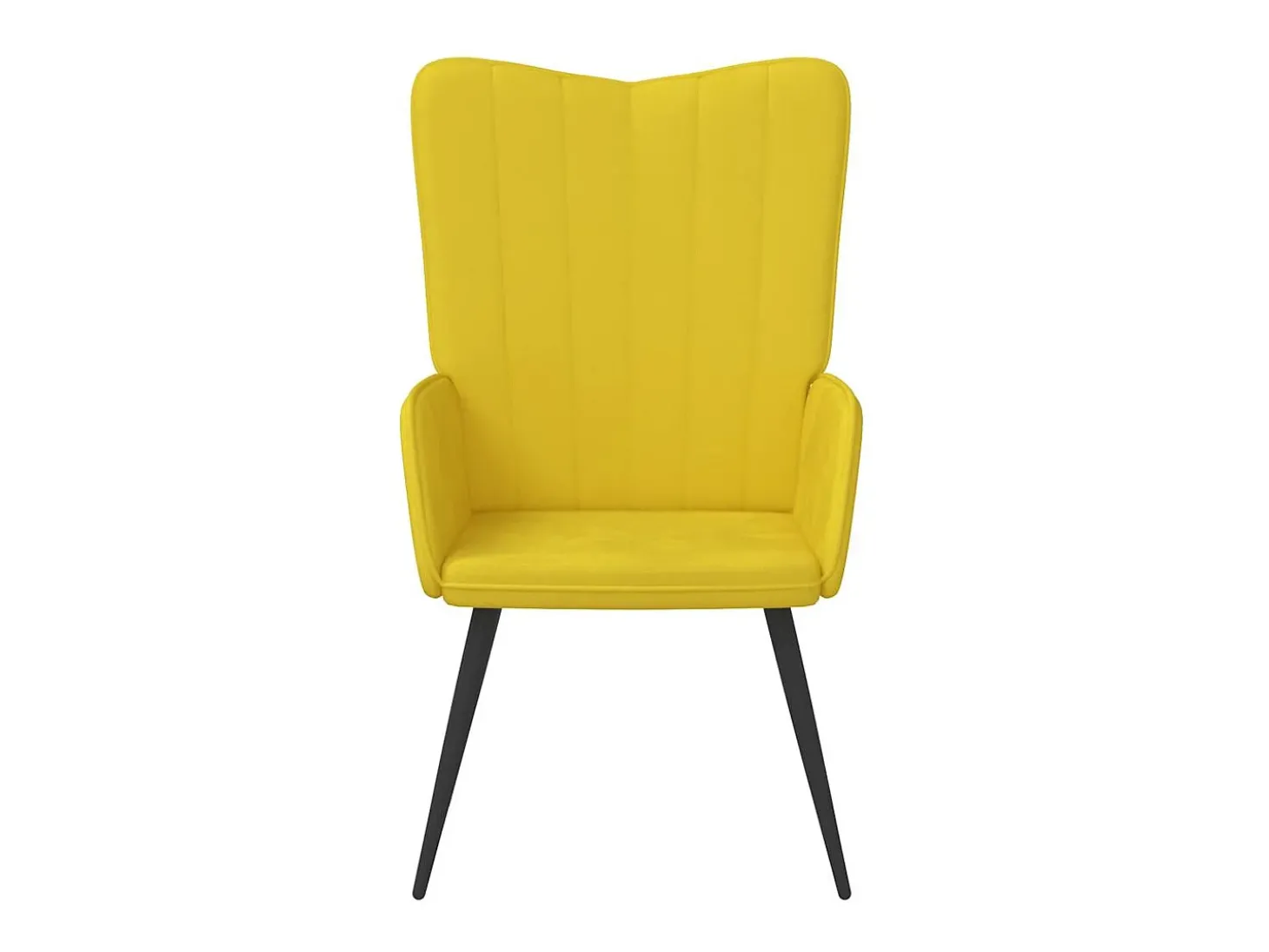 Poltrona | Cadeira Relax veludo amarelo mostarda SHL778483