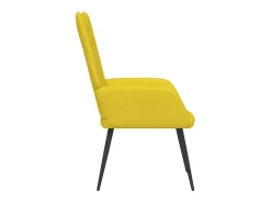 Poltrona | Cadeira Relax veludo amarelo mostarda SHL778483
