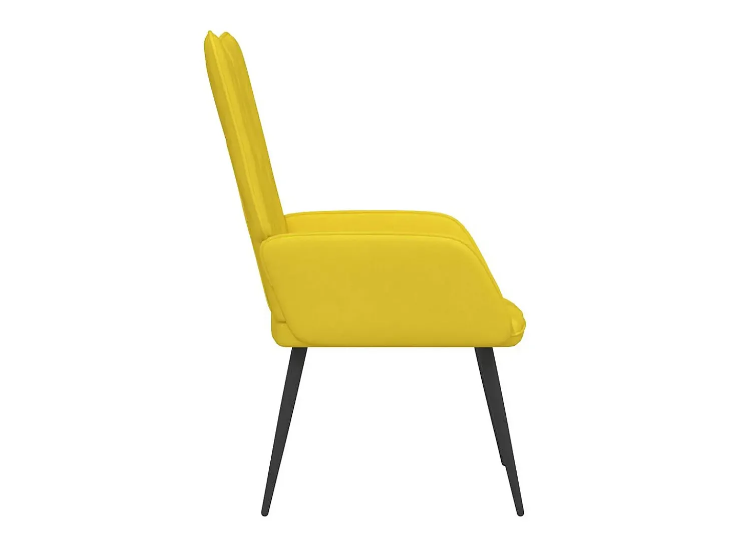 Poltrona | Cadeira Relax veludo amarelo mostarda SHL778483