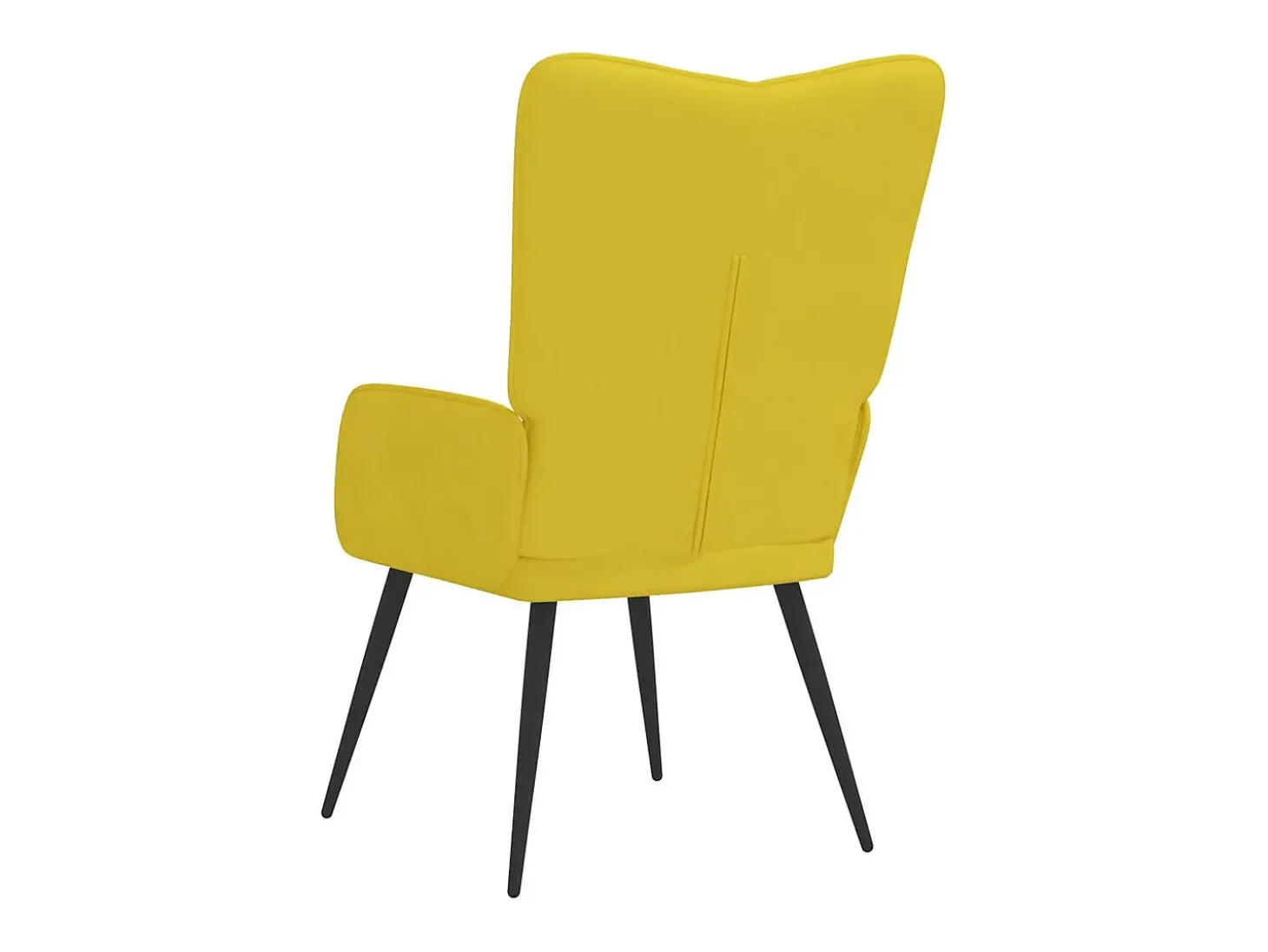 Poltrona | Cadeira Relax veludo amarelo mostarda SHL778483