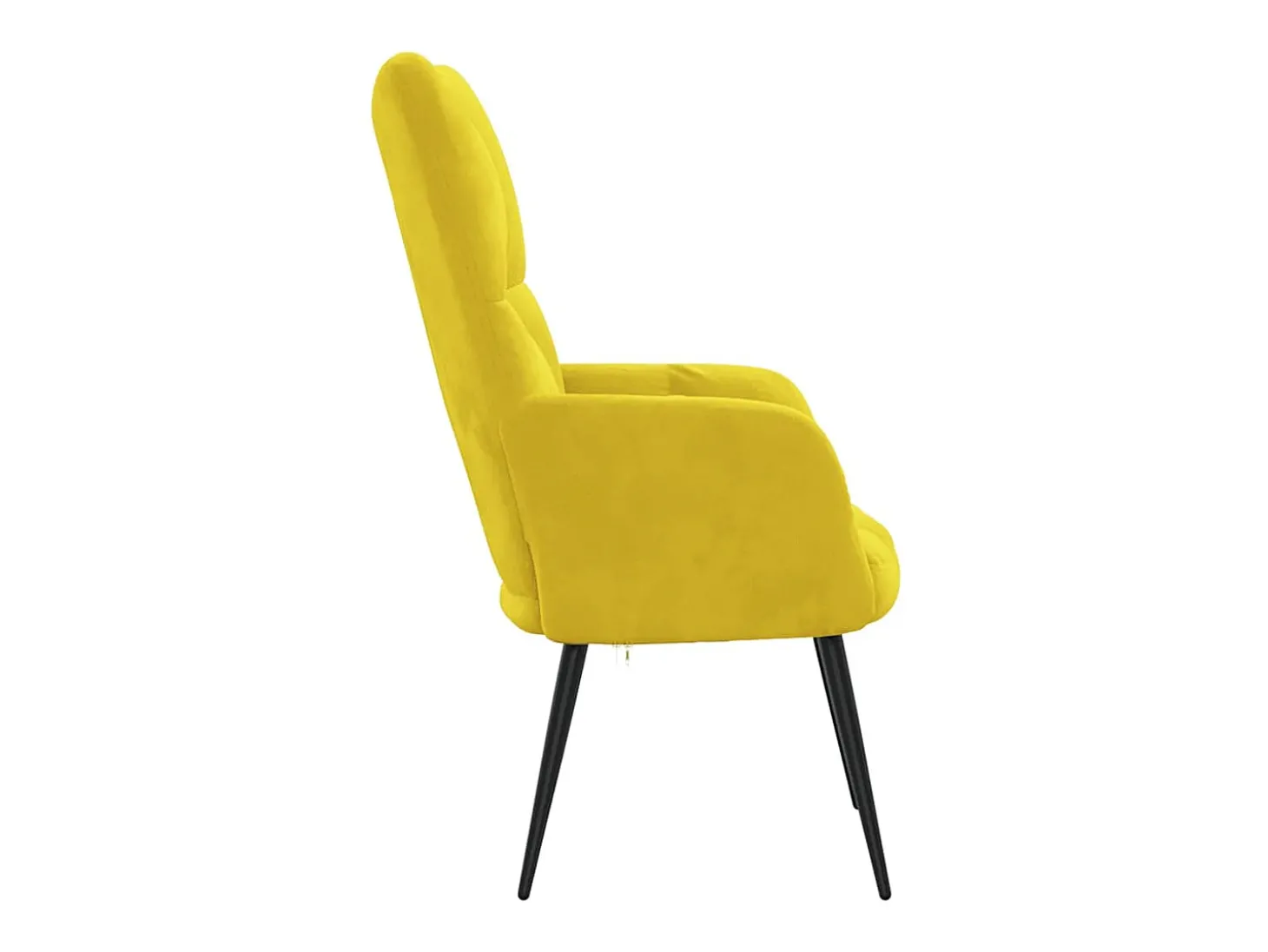 Poltrona | Cadeira Relax veludo amarelo mostarda SHL230176