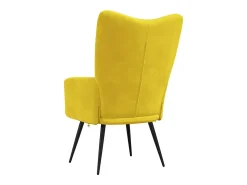 Poltrona | Cadeira Relax veludo amarelo mostarda SHL230176