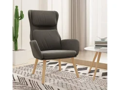 Poltrona | Cadeira Relax veludo cinzento-escuro SHL813975