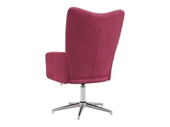 Poltrona | Cadeira Relax veludo vermelho tinto SHL34045