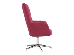 Poltrona | Cadeira Relax veludo vermelho tinto SHL34045
