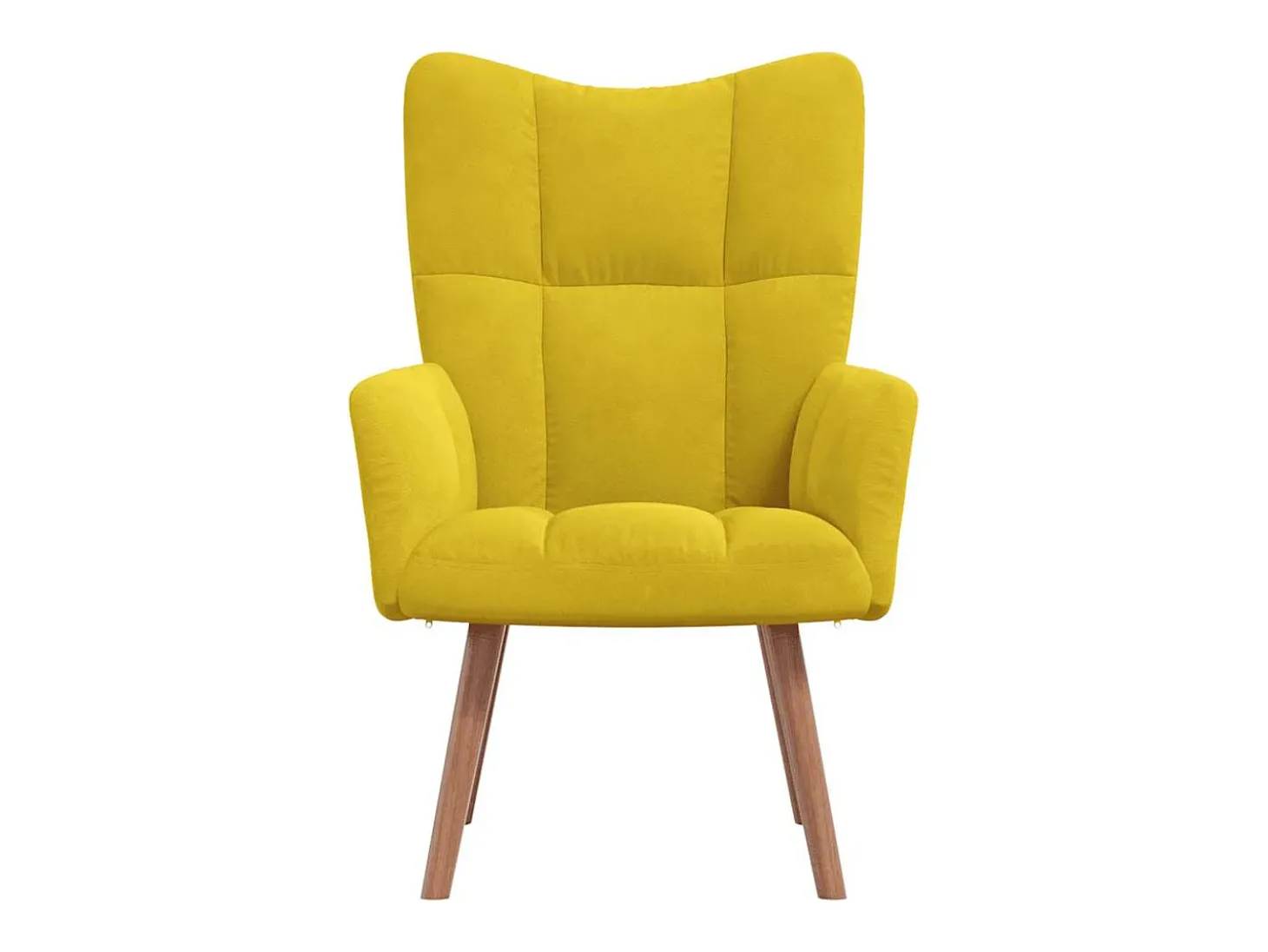 Poltrona | Cadeira Relax veludo amarelo mostarda SHL91459