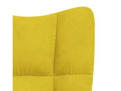 Poltrona | Cadeira Relax veludo amarelo mostarda SHL91459