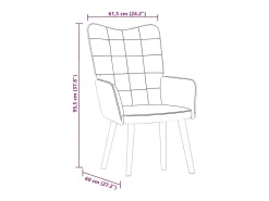 Poltrona | Cadeira Relax veludo amarelo SHL535987