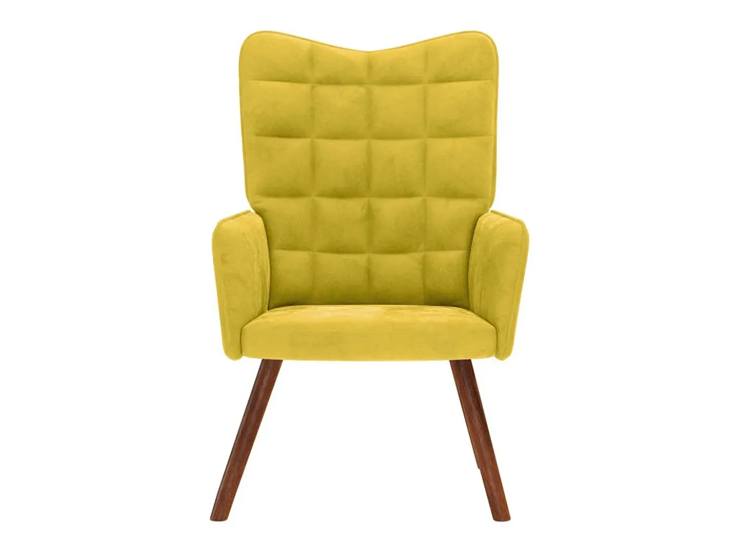 Poltrona | Cadeira Relax veludo amarelo SHL535987