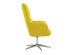 Poltrona | Cadeira Relax veludo amarelo mostarda SHL849848