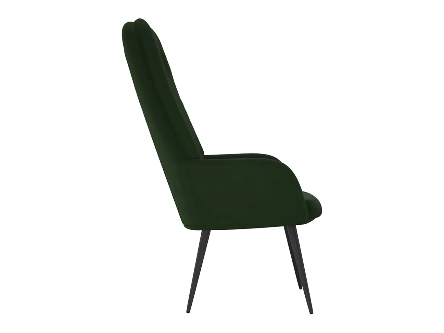 Poltrona | Cadeira Relax veludo verde-escuro SHL630587
