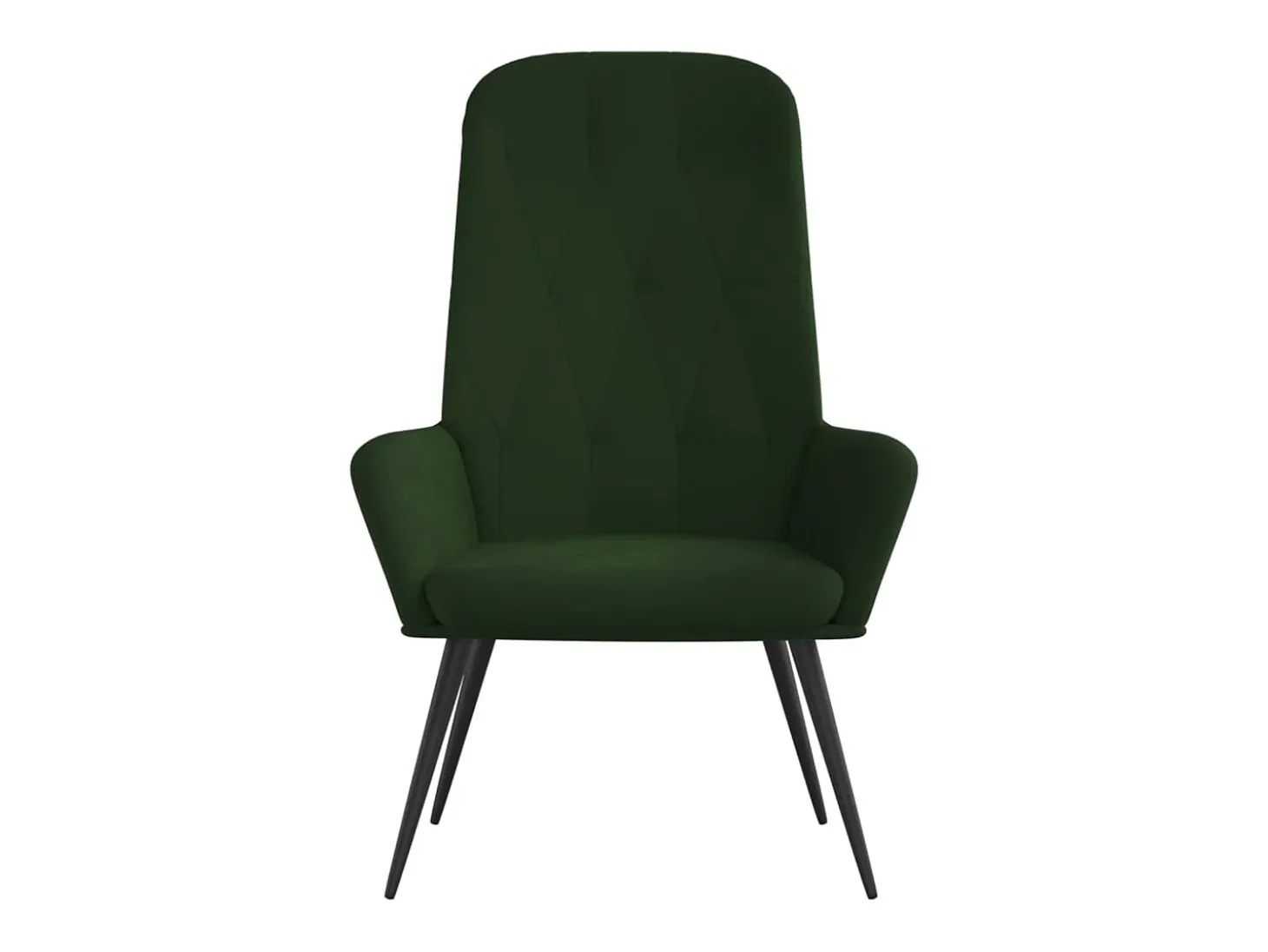 Poltrona | Cadeira Relax veludo verde-escuro SHL630587