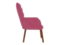Poltrona | Cadeira Relax veludo vermelho tinto SHL30643