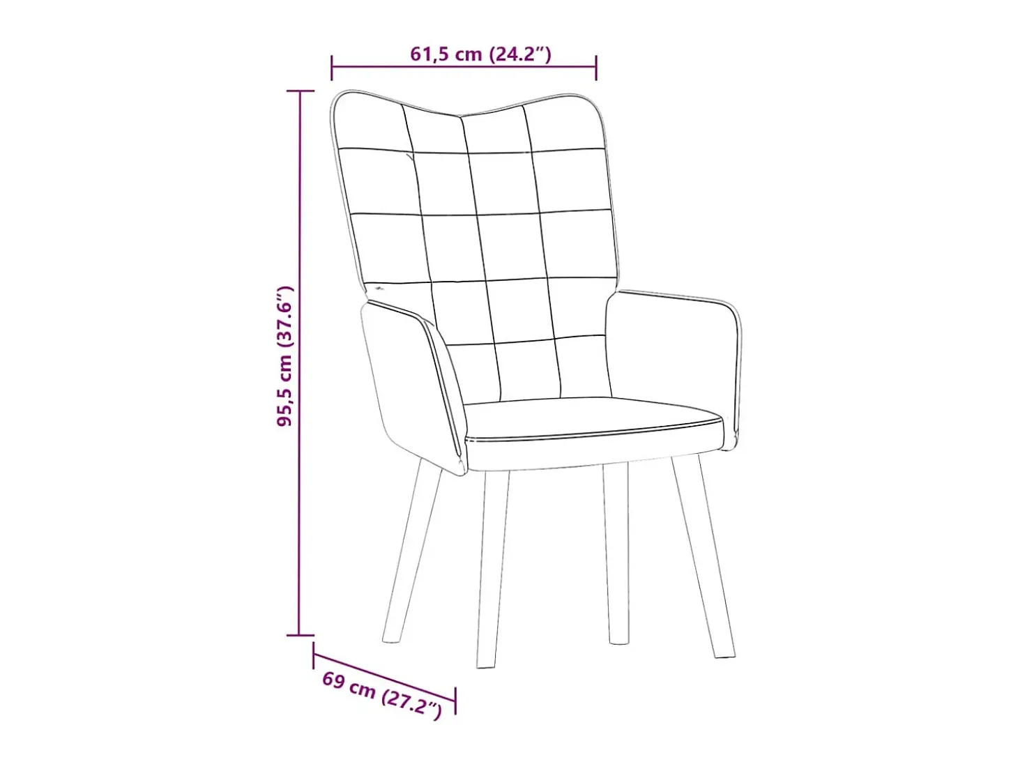 Poltrona | Cadeira Relax veludo vermelho tinto SHL30643