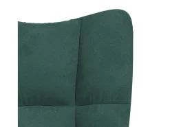 Poltrona | Cadeira Relax veludo verde-escuro SHL126180