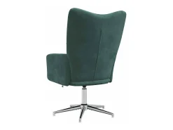 Poltrona | Cadeira Relax veludo verde-escuro SHL126180