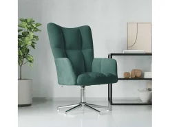 Poltrona | Cadeira Relax veludo verde-escuro SHL126180