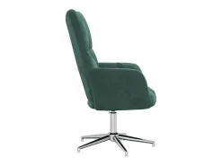 Poltrona | Cadeira Relax veludo verde-escuro SHL126180