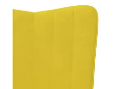 Poltrona | Cadeira Relax veludo amarelo mostarda SHL840468
