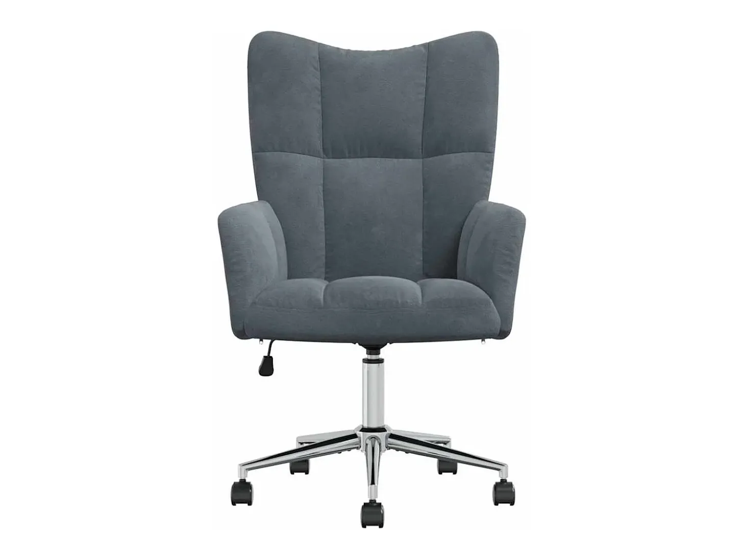 Poltrona | Cadeira Relax veludo cinzento-escuro SHL539203