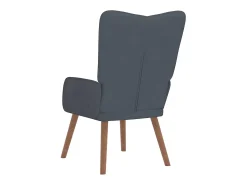 Poltrona | Cadeira Relax veludo cinzento-escuro SHL414995