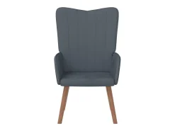 Poltrona | Cadeira Relax veludo cinzento-escuro SHL414995