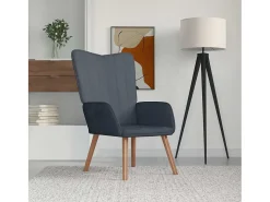 Poltrona | Cadeira Relax veludo cinzento-escuro SHL414995