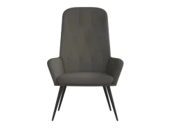Poltrona | Cadeira Relax veludo cinzento-escuro SHL328004