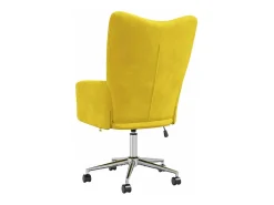 Poltrona | Cadeira Relax veludo amarelo mostarda SHL212921
