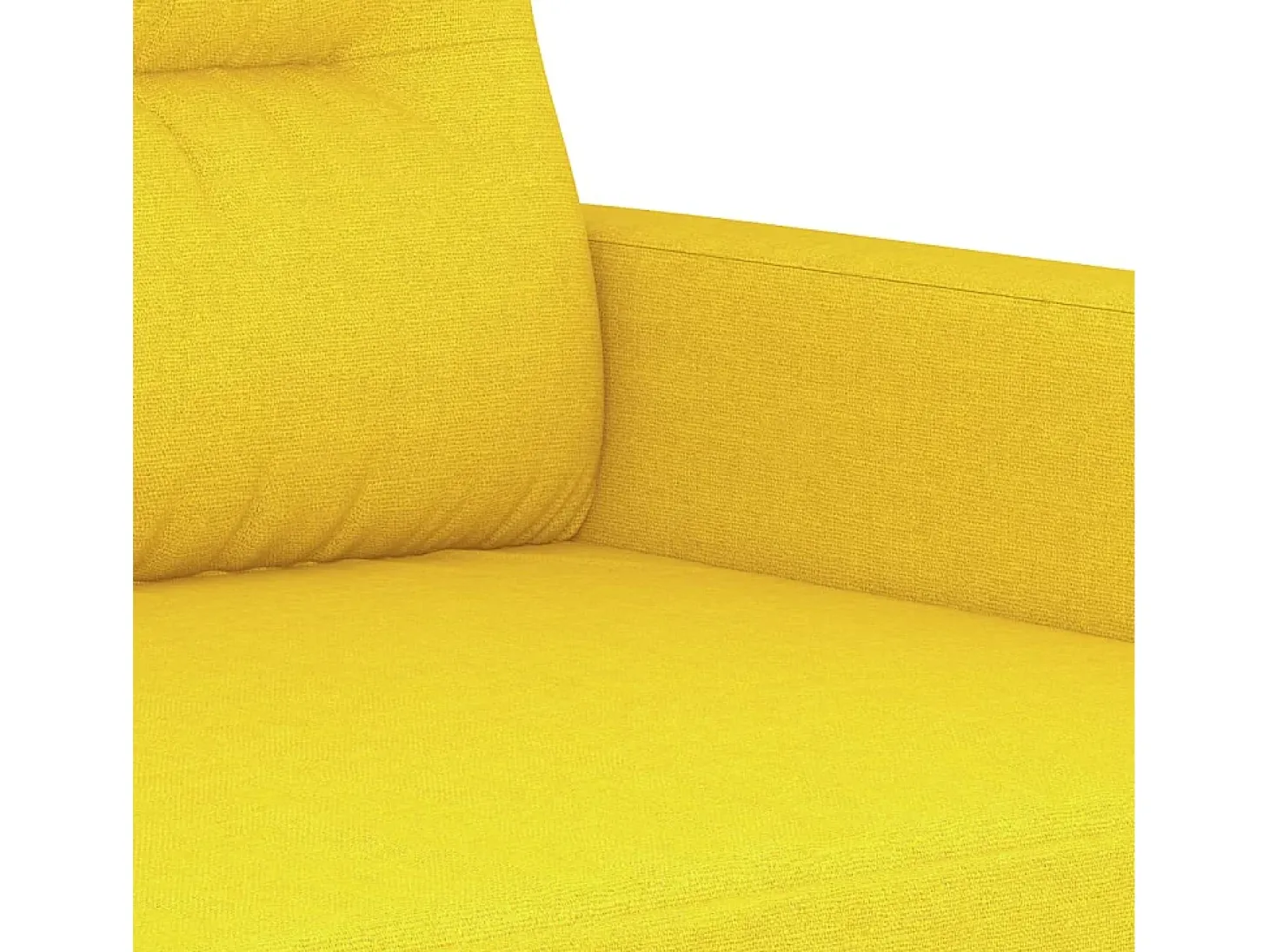 Poltrona 60 cm tecido amarelo-claro