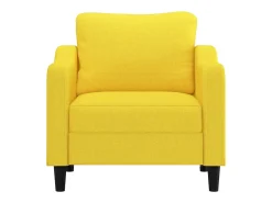 Poltrona 60 cm tecido amarelo-claro PT507317