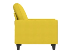 Poltrona 60 cm tecido amarelo-claro PT449106