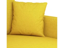 Poltrona 60 cm tecido amarelo-claro