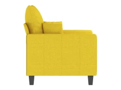 Poltrona 60 cm tecido amarelo-claro