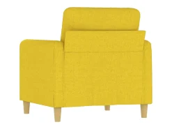 Poltrona 60 cm tecido amarelo-claro PT469439