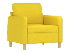 Poltrona 60 cm tecido amarelo-claro PT469439