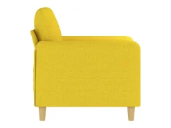 Poltrona 60 cm tecido amarelo-claro PT469439