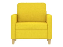 Poltrona 60 cm tecido amarelo-claro PT469439