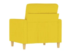 Poltrona 60 cm tecido amarelo-claro PT441397