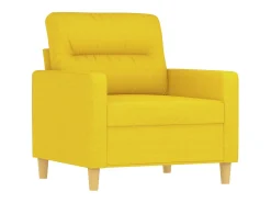 Poltrona 60 cm tecido amarelo-claro PT441397