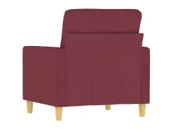 Poltrona 60 cm tecido vermelho tinto PT809401