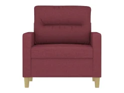 Poltrona 60 cm tecido vermelho tinto PT809401