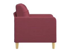 Poltrona 60 cm tecido vermelho tinto PT990818